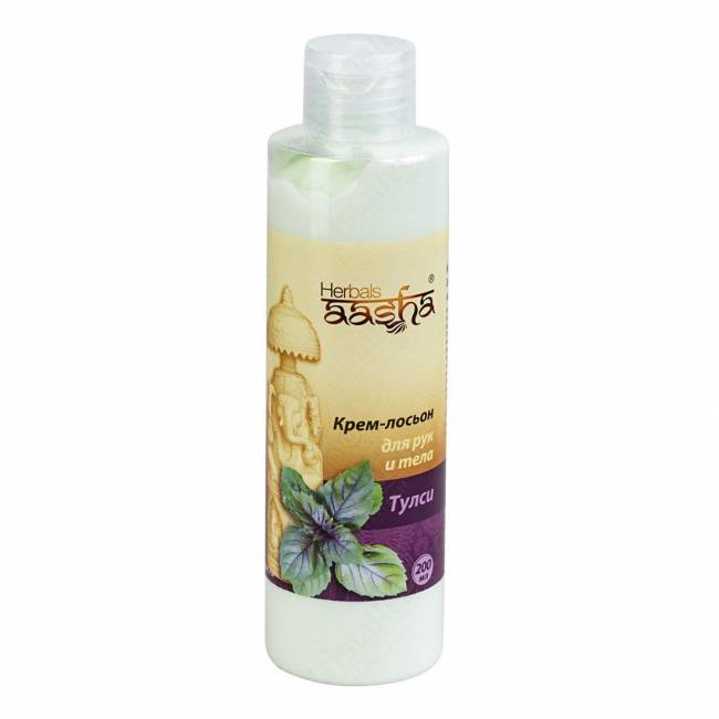Крем-лосьон для рук и тела тулси, Aasha Herbals