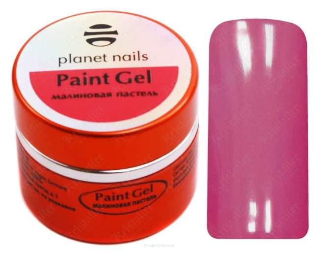 Гель-краска Planet Nails, Paint gel, raspberry pastels, 5g Гель-краска Planet Nails, Paint gel, raspberry pastels, 5g