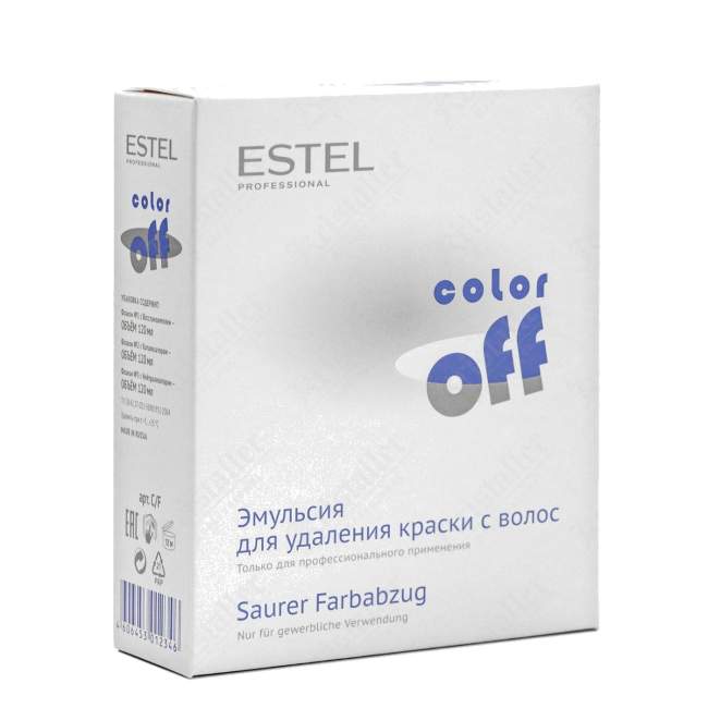 Эмульсия-смывка для удаления краски с волос COLOR OFF Эмульсия-смывка для удаления краски с волос COLOR OFF