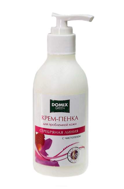 Крем-пенка для проблемной кожи с наносеребром и чистотелом