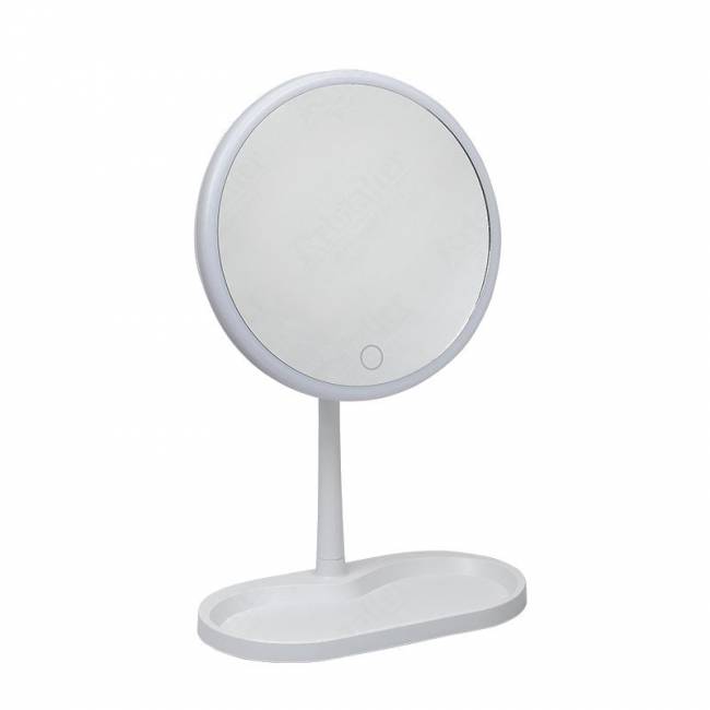 Зеркало косметическое с LED подстветкой (батарейки + USB)